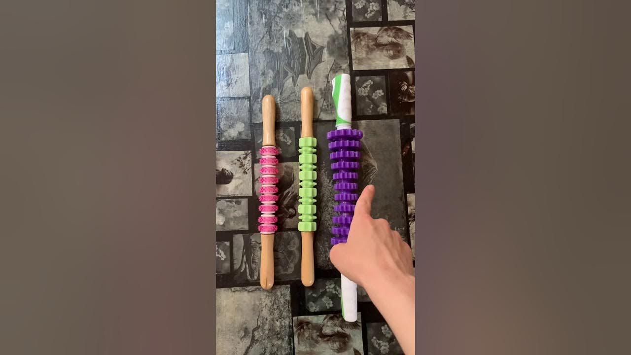 Массажные скалки в действии - YouTube