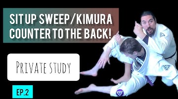 Counter the SITUP SWEEP/KIMURA with the BACK TAKE! - Private Study Ep.2