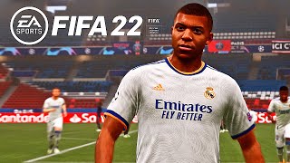 FIFA 22 PS5 Mbappé vs PSG | MOD Ultimate Difficulty Career Mode HDR Next Gen