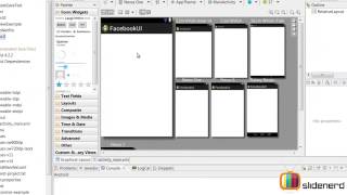 55 Relative Layout Example Part 1  Facebook UI Design  Android Programming Course HD
