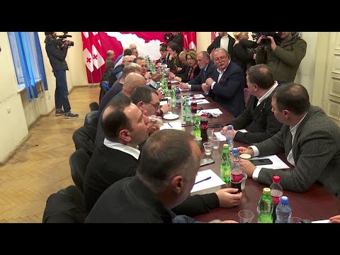 სადავო საარჩევნო სისტემა - ოპოზიციის შეხვედრა