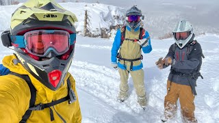 Snowmobiling the High Uintas, days 4+5 of 9 days.