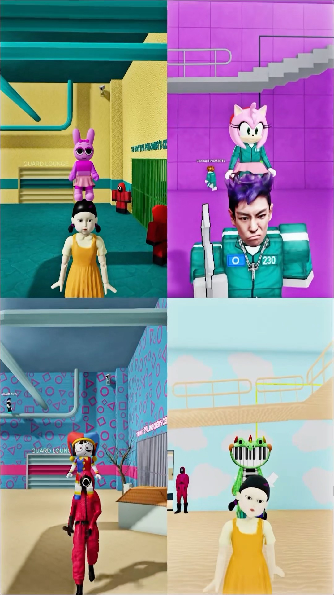 Squid Game Jump #sprunki #incredibox #digitalcircus #sonic #mario #pomni #pianosaurus