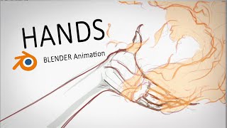 Hands - 2D Animation exercise made in Blender (Grease Pencil)