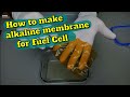 How to make alkaline membrane for fuel cell