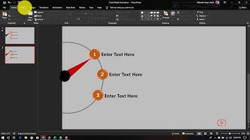 Make Animated Clock Niddle Animation Using PowerPoint | PowerPoint Tutorial
