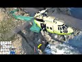 GTA 5 Coastal Callouts Risky Cliff Helicopter Rescue By The Los Santos Sheriff AS-332 Super Puma