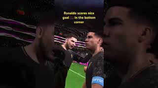 Ronaldo scores a nice goal in the bottom corner #ufl #football #ronaldo #dybala #mbappe #eaoriginals