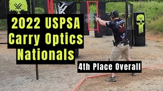 2022 USPSA Carry Optics Nationals - 4th Overall - CZ Shadow 2 - Trijicon SRO - Cajun Gun Works - GM