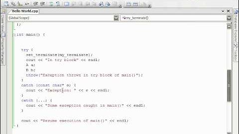09  C++ Exception Handling   53  Stack Unwinding