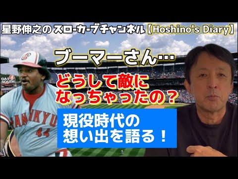 【Hoshino's diary】敵にも味方にもなった最強バッター！ブーマー！