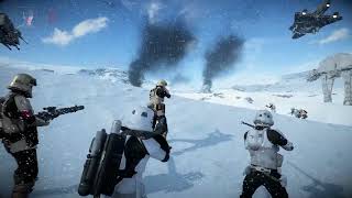 STAR WARS Battlefront II (2017): Our Team forgot to PTFO on Hoth xD! (No Commentary)