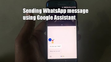 Sending WhatsApp text / voice message using Google Assistant  || Google Assistant hacks