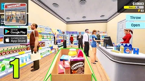 Manage Supermarket Simulator Gameplay (Android, iOS)