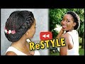 PROTECTIVE STYLE made NATURAL| ReSTYLE in Vlogcember #3