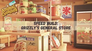 Grizzly's General Store | Speed Build | Cottagecore | Animal Crossing New Horizons