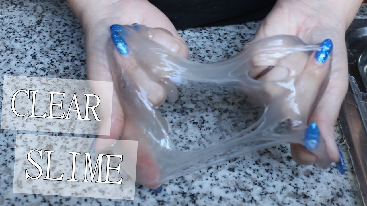 CLEAR SLIME + ASMR / tutorial FACILISSIMO - YouTube