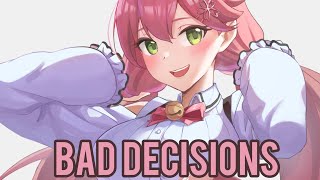 [Nightcore] benny blanco, BTS & Snoop Dogg - Bad Decisions