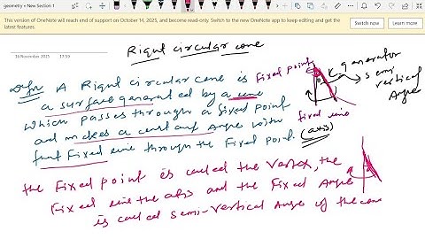 Cone | 18 | Right Circular Cone | Thinkers Academy | Nikhil Sir.