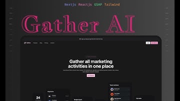 AI Frontend Marketing Template || React, Nextjs, Tailwind frontend template