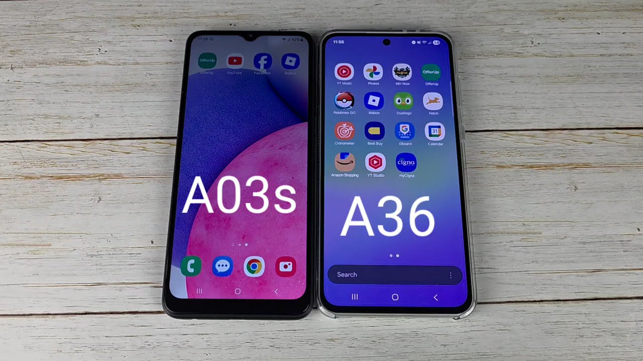 Samsung A36 Vs Samsung A03s Speed Test Comparison - YouTube