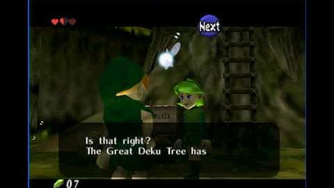 Legend of zelda The Ocarina of time on nemu64 build