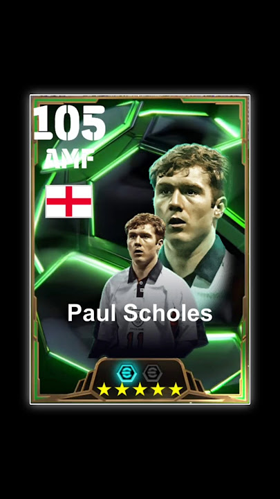 HOW TO TRAIN 105 RATED PAUL SCHOLES IN EFOOTBALL 2025 #paulscholes ##SHORT #PES #VIRAL #CF#EPIC