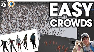 Horde - a New CROWD SIMULATION Add-On for Blender!