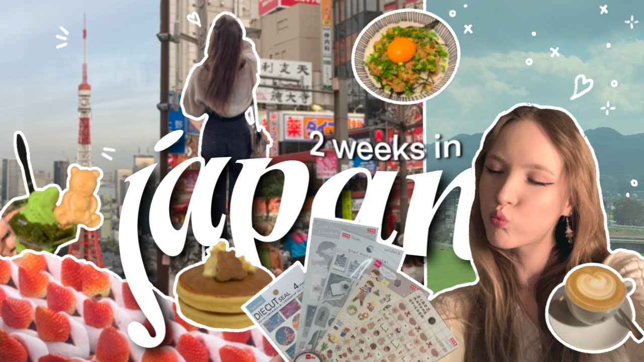 JAPAN VLOG 🍡 🍵 🌸 days in tokyo, kyoto, osaka, hiroshima, fukuoka |itinerary, yummy food, cute places