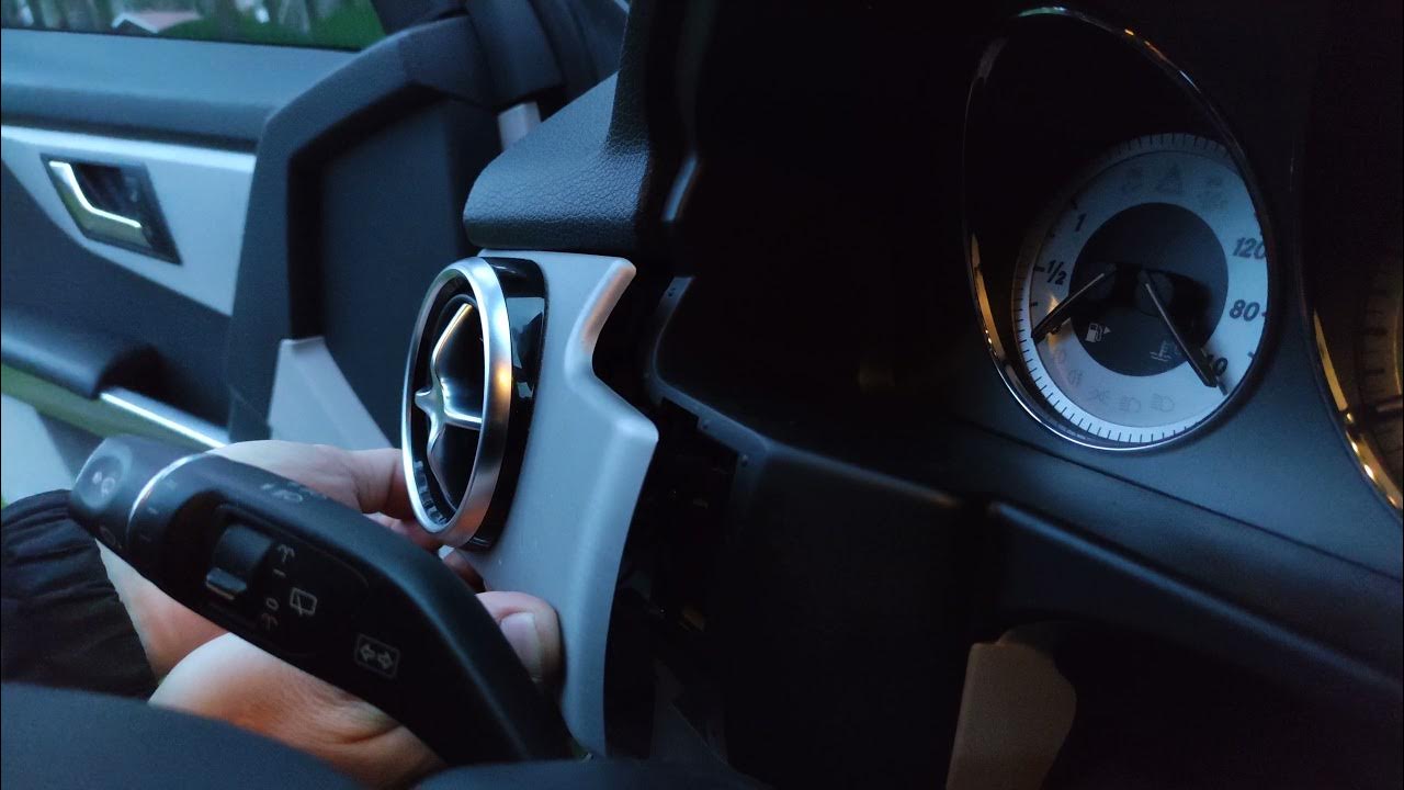 Как снять магнитолу мерседес glk Mercedes GLK как снять штатную магнитолу + Android YouTube