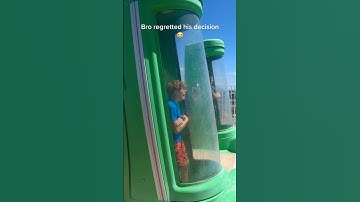 He’s never riding that again #waterpark #waterslide #fail #fails #funnymoments #goprogabe