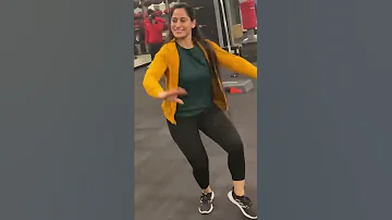 dancing at gym Workout 🔥 punjab Di kudi ♥️part 1