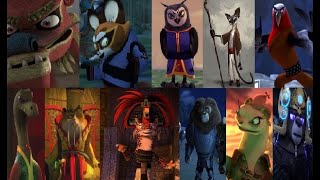 Villains From Kung Fu Panda Defeats