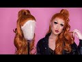 Half-Up High Ponytail EASY Wig Styling Tutorial! Ft. Jaymes Mansfield Beauty Wig