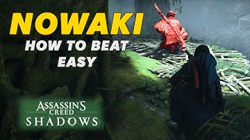 How to beat Nowaki easy ✓ AC Shadows Claws of Awaji Easy Guide