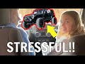 DAD Teaches KATIE To Drive a Stick Shift (manual) in a LIFTED JEEP | Name the US States CONTEST
