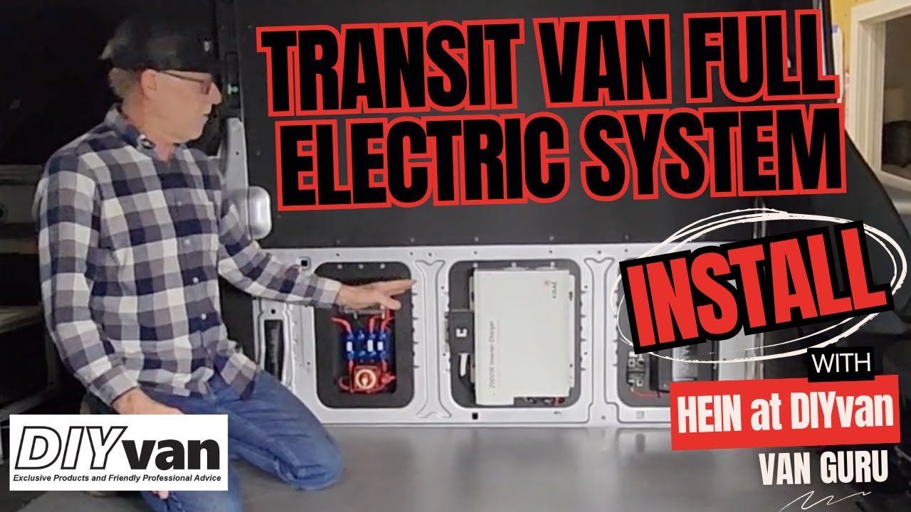 Hein at DIYvan.com Shows a Transit Van Electric System Install - YouTube