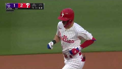 Trea Turner, hits one out right after Kyle Schwarber