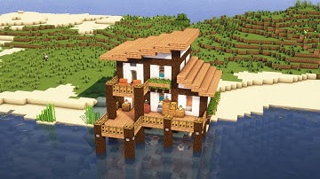Minecraft Beach House Tutorial