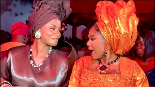 Segun Johnson: Thrills guests with Different OVERSABI GELE at the movie premiere of OVERSABI AUNTY