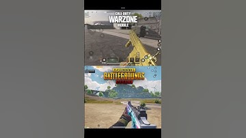 Warzone Mobile vs PUBG Mobile #shorts