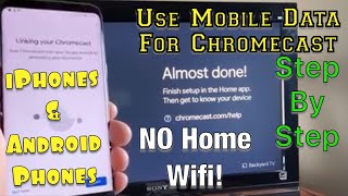 How to Use Phones Mobile Data (NOT Home Wifi Network) on Google Chromecast (STEP BY STEP) screenshot 5