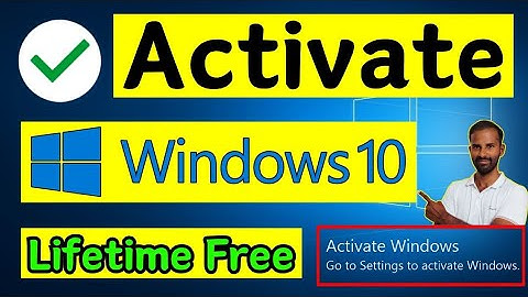 ✅How to Activate Windows 10 for Free in Tamil | Remove Windows 10 Activation Watermark Permanently