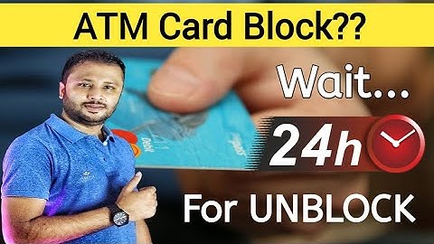 How to Unblock Debit Card | ATM Card Unblock Kaise Kare | #unblockdebitcard