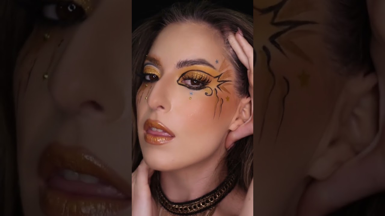 MAQUILLAJE EN TONOS CÁLIDOS. LOOK DORADO /Eunice Tiebow