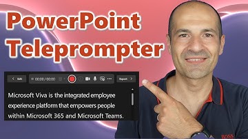 How to use Teleprompter in PowerPoint