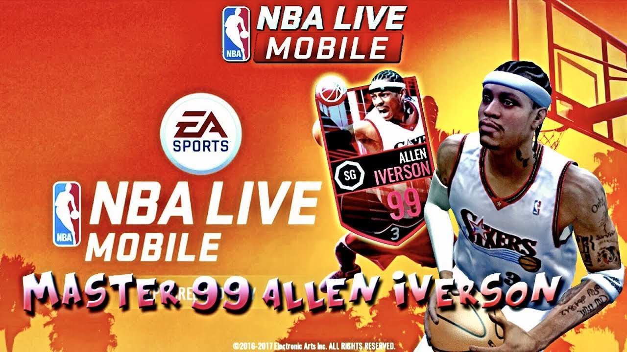 NBA Live Mobile Summer Courts!!! 🏀 Got the Summer 🔥 Master 99 Allen Iverson!!! Pack Opening!