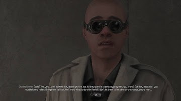 The Technomancer - Patiance: Niesha Flashback & Charles Seeker (Gives Research) Then Dies Cutscene