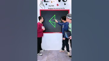 Use one line to draw the entire figure, and the lines can not overlap!  Can you do that？ #challenge