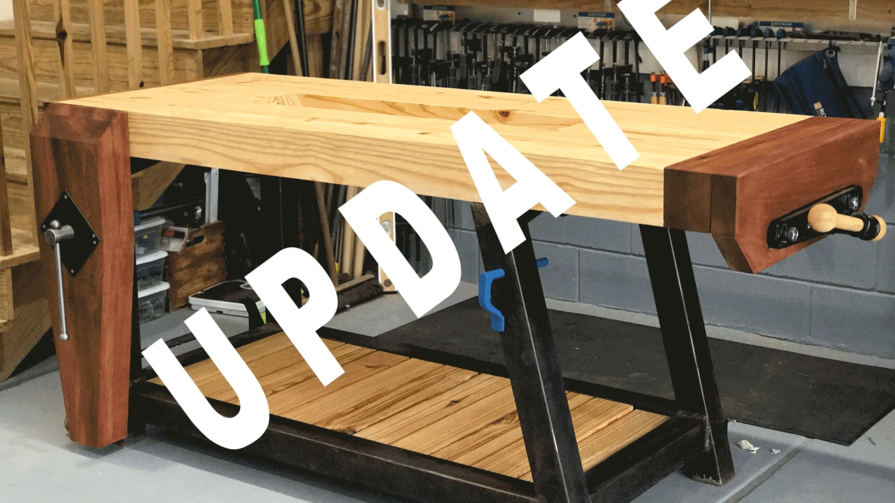 Woodworking Workbench Build - Update Details Video - YouTube